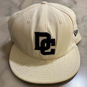 DC Washington Nationals Cream Cap with DC Embroidery